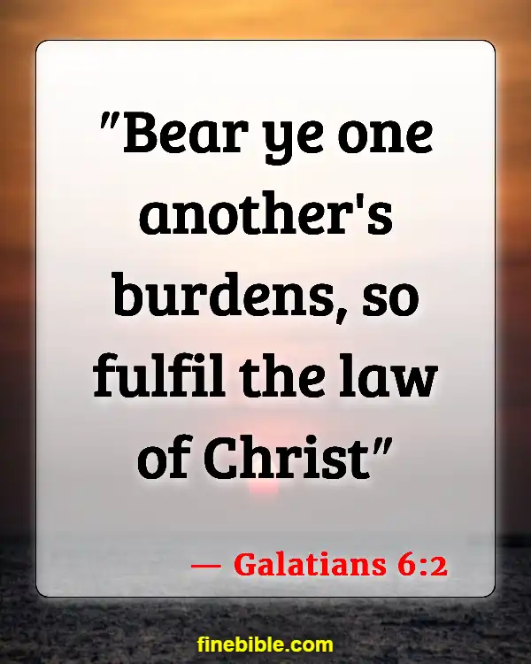 Bible Verses About Family Strength (Galatians 6:2)