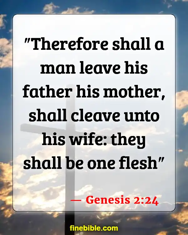 Bible Verses About Family Strength (Genesis 2:24)