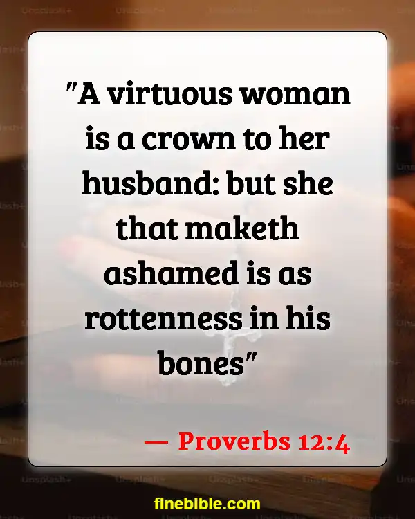 Bible Verses About Family Strength (Proverbs 12:4)