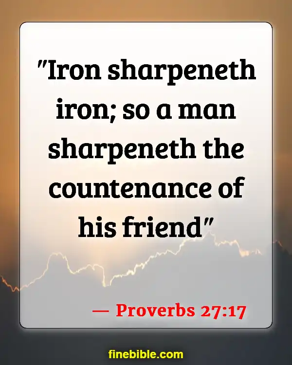 Bible Verses About Family Strength (Proverbs 27:17)